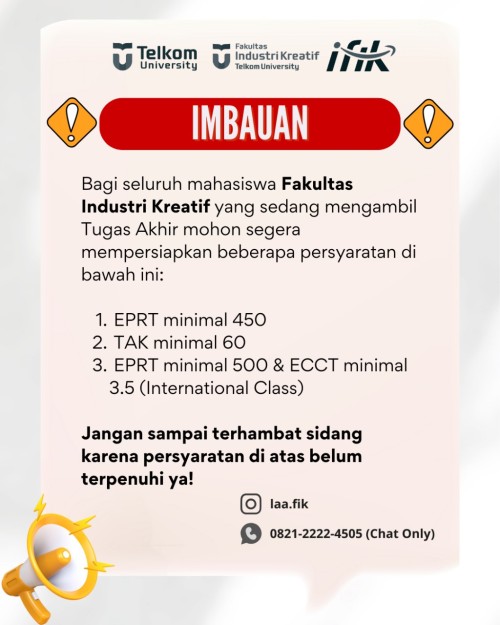 Persyaratan Tugas Akhir